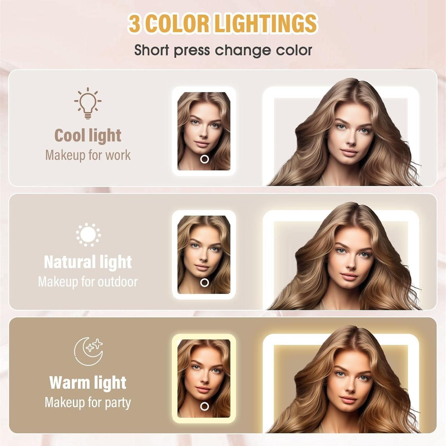 Luxury Jewelry Box with LED Mirror | Perfect Gift for Her