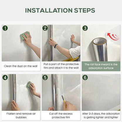 Self-Adhesive Transparent Electrostatic Wall Protection Film ,Special Offer: Buy 1 Get 1 Free!