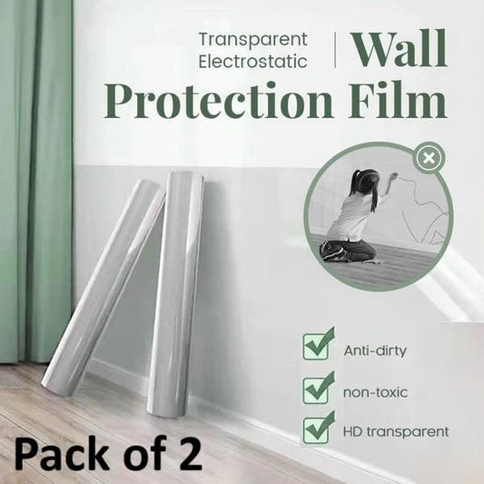 Self-Adhesive Transparent Electrostatic Wall Protection Film ,Special Offer: Buy 1 Get 1 Free!