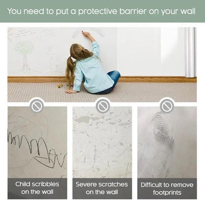 Self-Adhesive Transparent Electrostatic Wall Protection Film ,Special Offer: Buy 1 Get 1 Free!