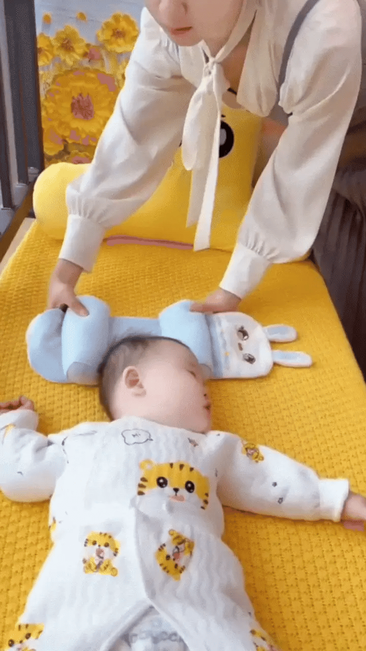 🪶Soft & Comfortable Baby Head Shaping Pillow - Ergonomic 360° Head & Neck Support🤱🏻