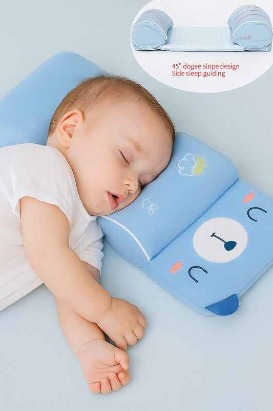 🪶Soft & Comfortable Baby Head Shaping Pillow - Ergonomic 360° Head & Neck Support🤱🏻